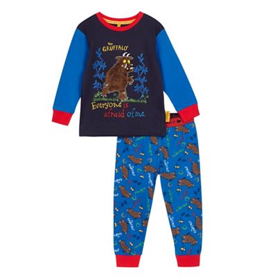 The Gruffalo Boys' blue 'Gruffalo' pyjama top and bottoms set
